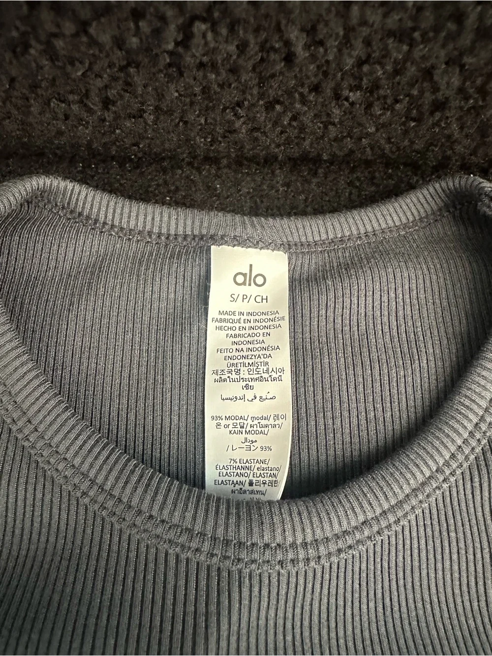 Alo Ribbed Modal Long Sleeve